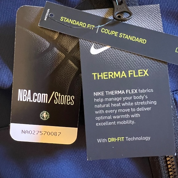 Nike NBA UTAH JAZZ zip up basketball jacket Men’s size MEDIUM - Picture 11 of 11